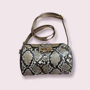Mini Bag, with Snake Print